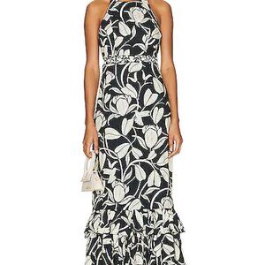 Agua Bendita Magnolia Flora Maxi Dress